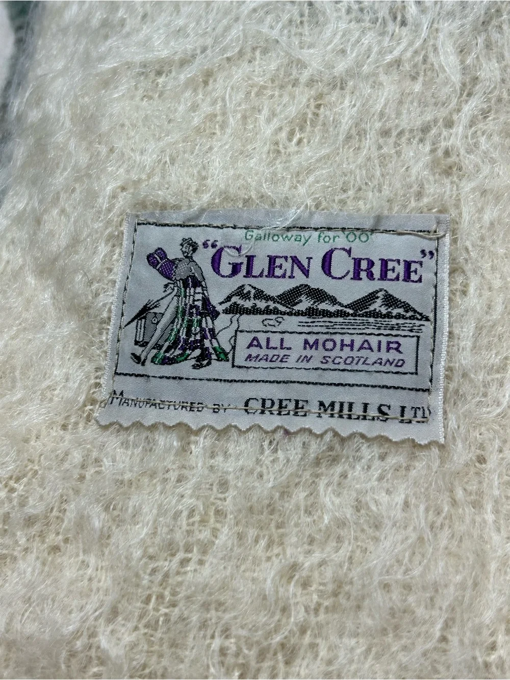 All Mohair made in Scotland Bedding - Cream